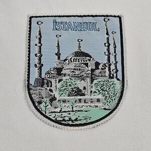 Vintage INSTANBUL Turkey 3.5" Sew On Travel Patch